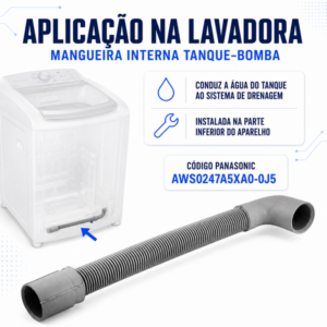 Mangueira original Panasonic para lavadora