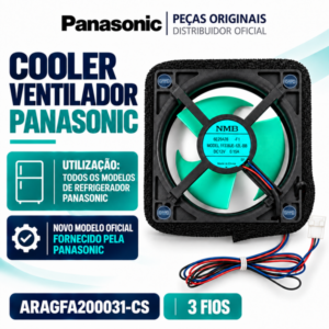 Ventilador original Panasonic para refrigerador